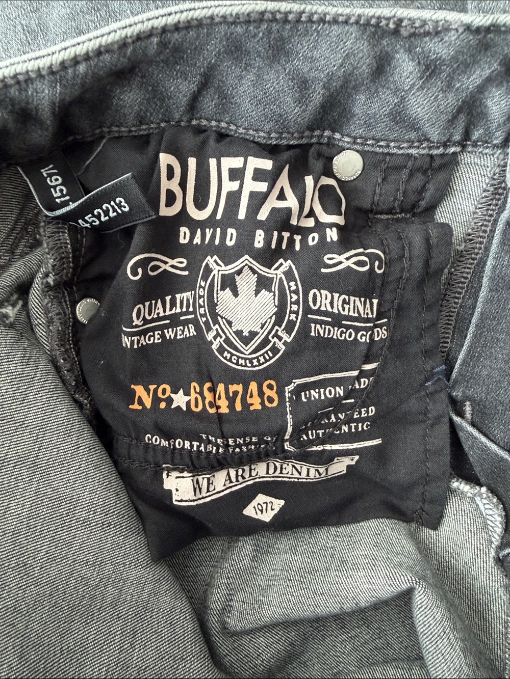 Buffalo David Bitton Women's Skinny Jeans in Washed Gray - Picture 5 of 5